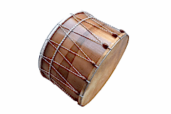 ASMA DAVUL CD-50HP GÜRGEN AHŞAP KASA 50 CM TEK TARAF HAYVAN DERİ İPLİ BONCUKLU