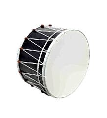 KDB-45PP ASMA DAVUL KONTRAPLAK 45 CM PLASTİK DERİ İPLİ BONCUKLU