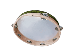 CAG-45Z ZİLLİ BENDİR GİZLİ AKORTLU AKGÜRGEN KASA PLASTİK DERİLİ 45 CM