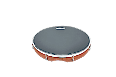 45 CM PROFESYONEL MİTELLO BENDİR YANDAN AYARLI SİYAH ÇİFT KAT KILIF HEDİYE