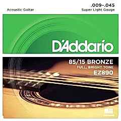 DADDARİO EZ890 TAKIM TEL AKUSTİK GİTAR TELİ 009-045
