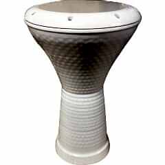 MASTERWORK ÇÖMLEK DARBUKA DÜZ BEYAZ MODEL