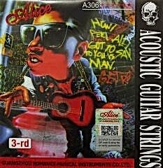 ALİCE A306XL-3 AKUSTİK GİTAR TELİ 3 NO SOL