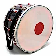 KDL-50PP KONTRAPLAK DAVUL KALİTELİ KIRMIZI BONCUKLU İPLİ IŞIKLI LEDLİ 50 CM