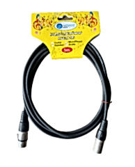 İMECE MMC3 BK MİKROFON KABLOSU 3 METRE SİYAH