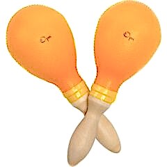 OPUS AP-3 AHŞAP SAPLI PLASTİK MARAKAS