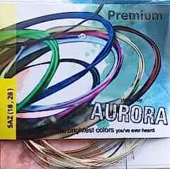 AURORA PREMİUM BEYAZ BAMLI 0.18 SAZ TELİ KISA SAP