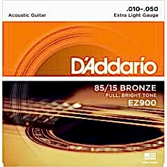 DADDARİO EZ900 EXTRA LİGHT 010-050 TAKIM TEL AKUSTİK GİTAR TELİ
